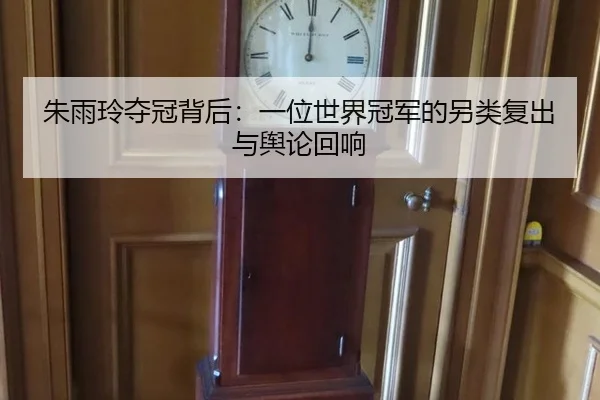 朱雨玲夺冠背后：一位世界冠军的另类复出与舆论回响